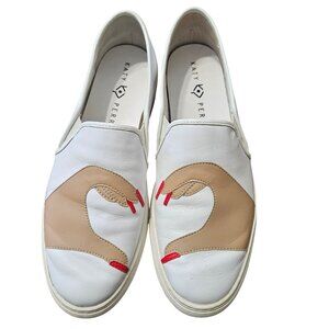 Katy Perry The Heart slip-on Low Top White sneakers Size 11
